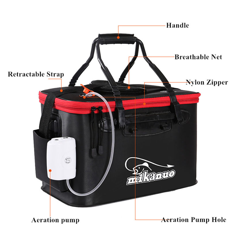 Fishing Bucket Folding Thicken - Aquarium Fish Care ulasan dan harga