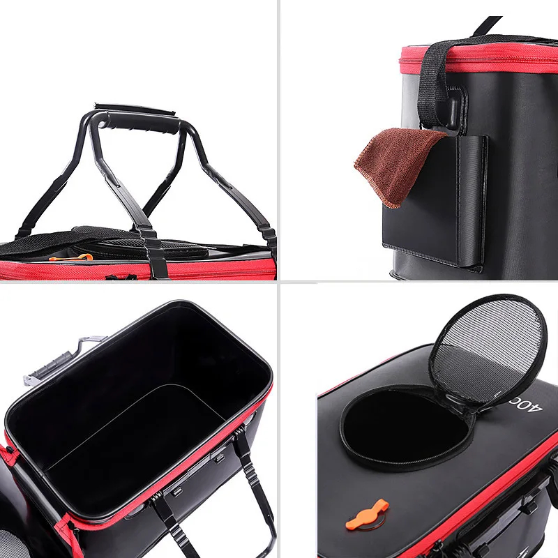 Fishing Bucket Folding Thicken - Aquarium Fish Care ulasan dan harga