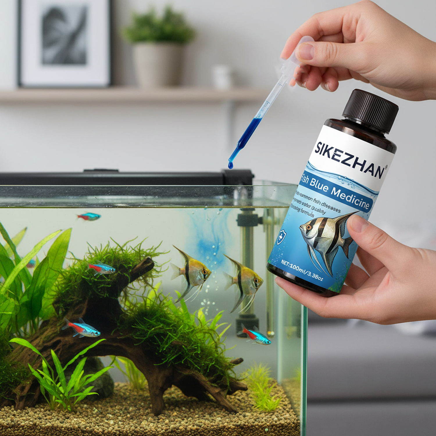 Large 500ml Methylene Blue Fis - Aquarium Xxl ulasan dan harga