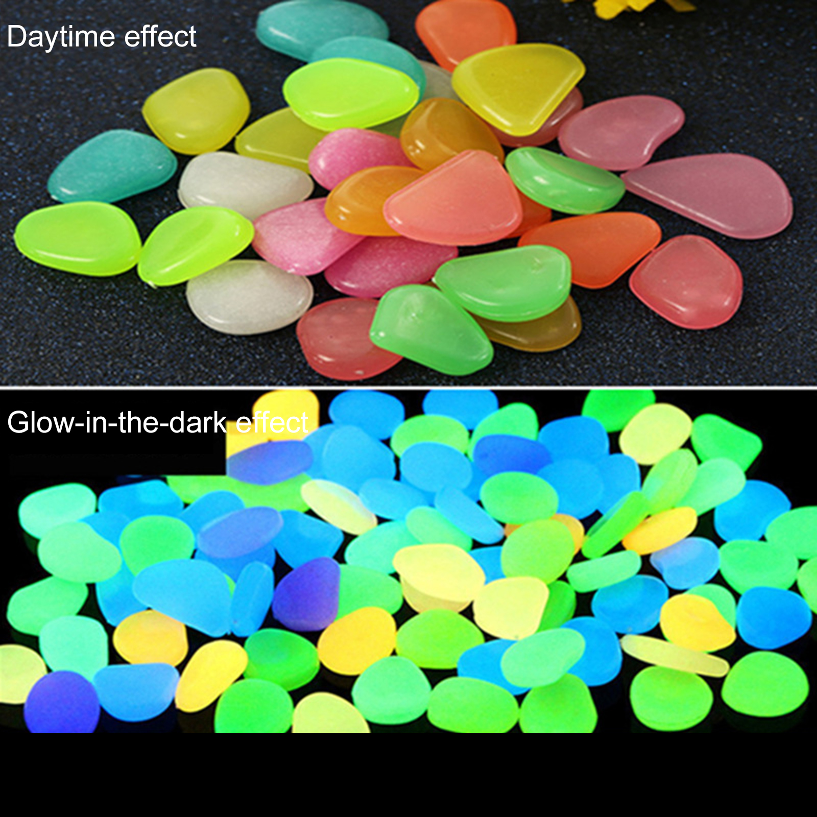 200-1000 Pcs Luminous Rock Sto - Aquarium Decoration Rock ulasan dan harga