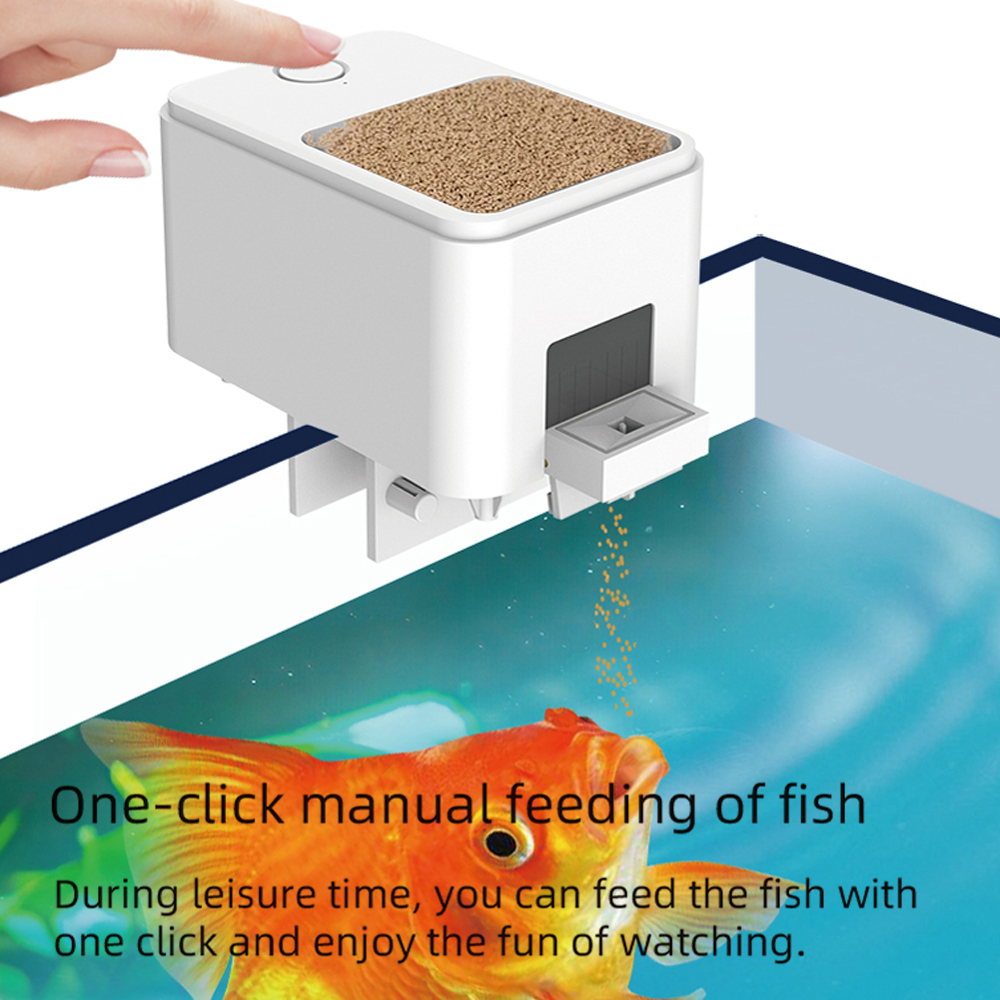 WiFi Smart Automatic Feeder Aq - Aquarium Fish Auto Feeder ulasan dan harga