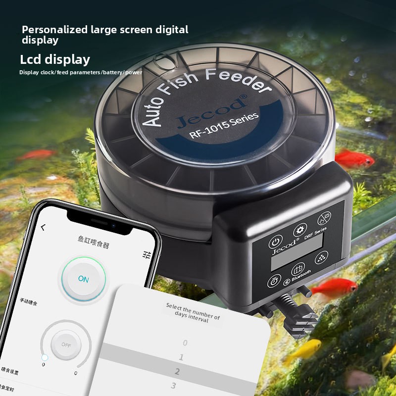 Jebao New Automatic Feeding Fi - Aquarium Fish Auto Feeder ulasan dan harga