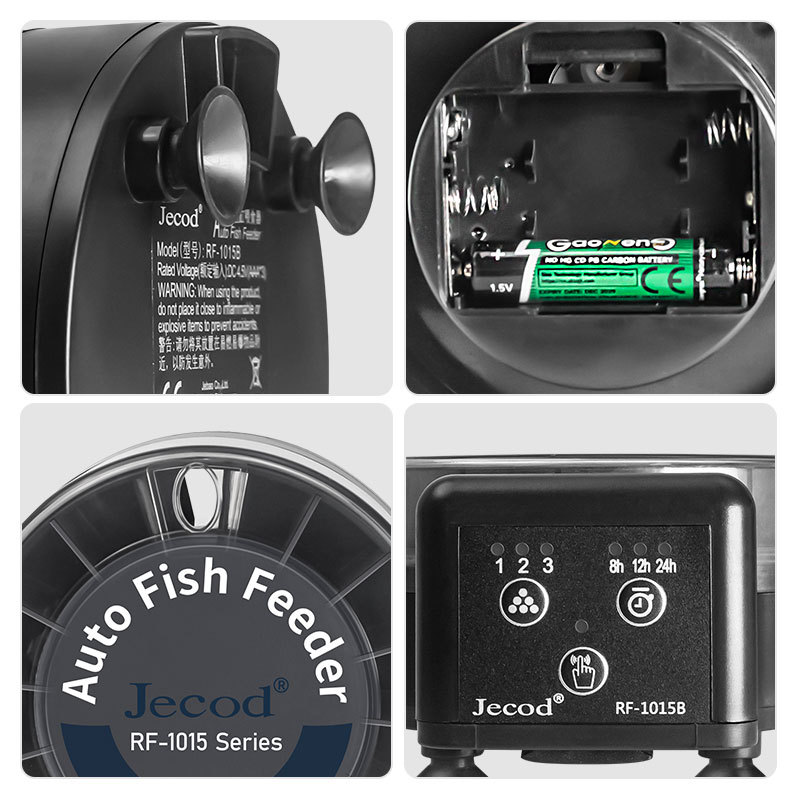 Jebao New Automatic Feeding Fi - Aquarium Fish Auto Feeder ulasan dan harga