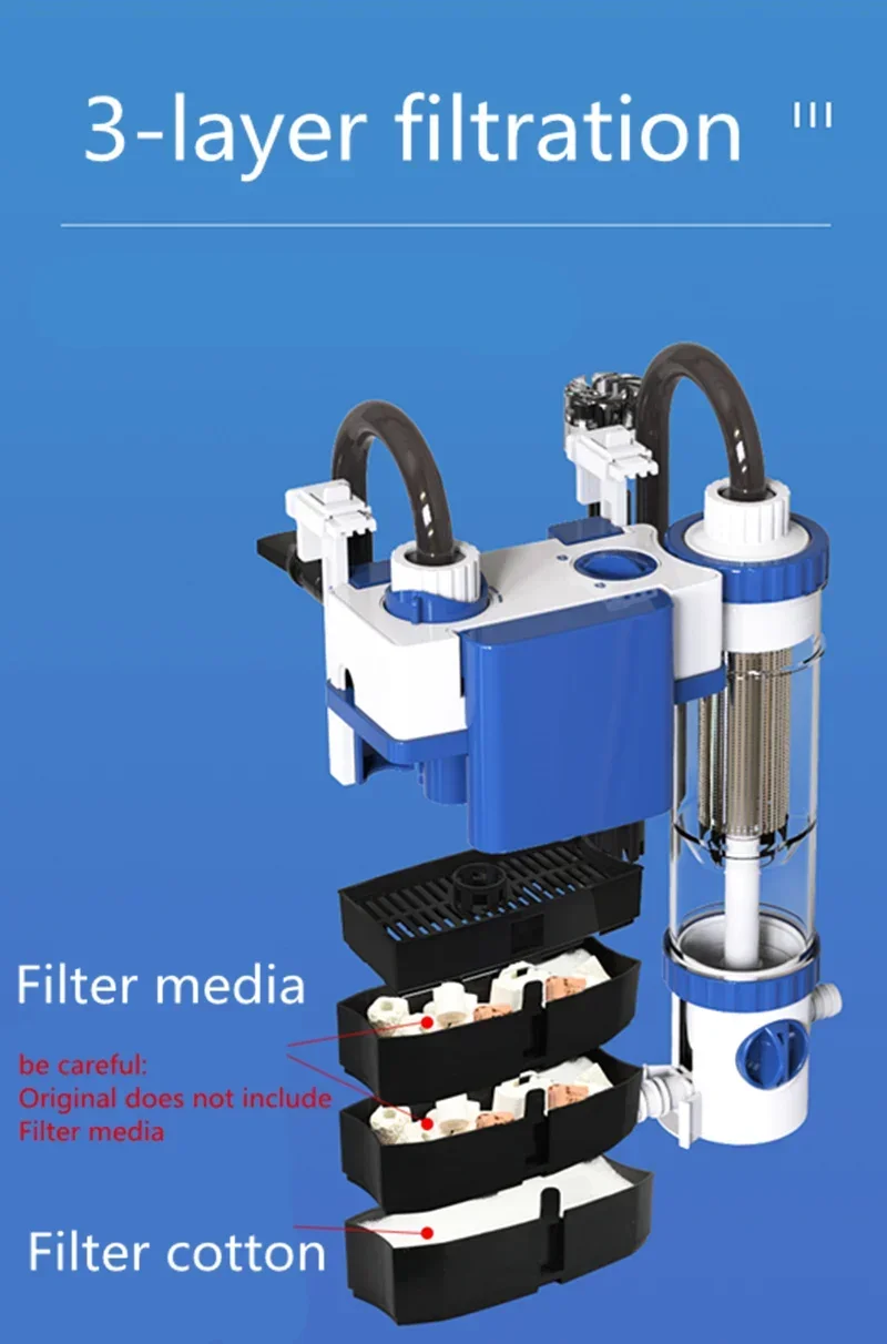 Wall-Mounted External Aquarium - Fish Tank Filter Aquarium ulasan dan harga