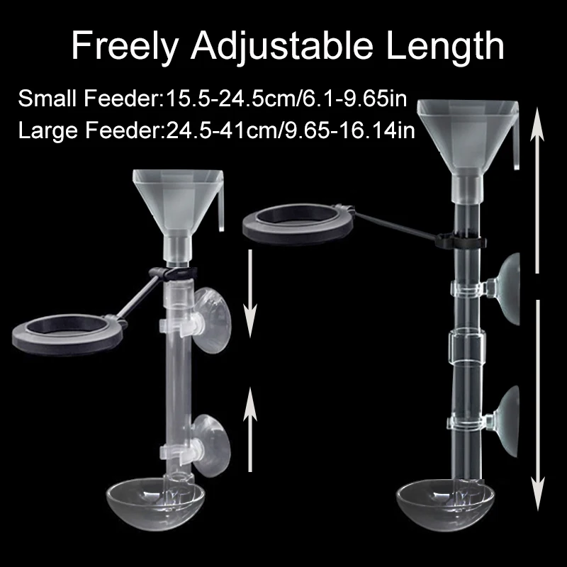 Acrylic Aquarium Fish Feeder T - Aquarium Fish Food ulasan dan harga