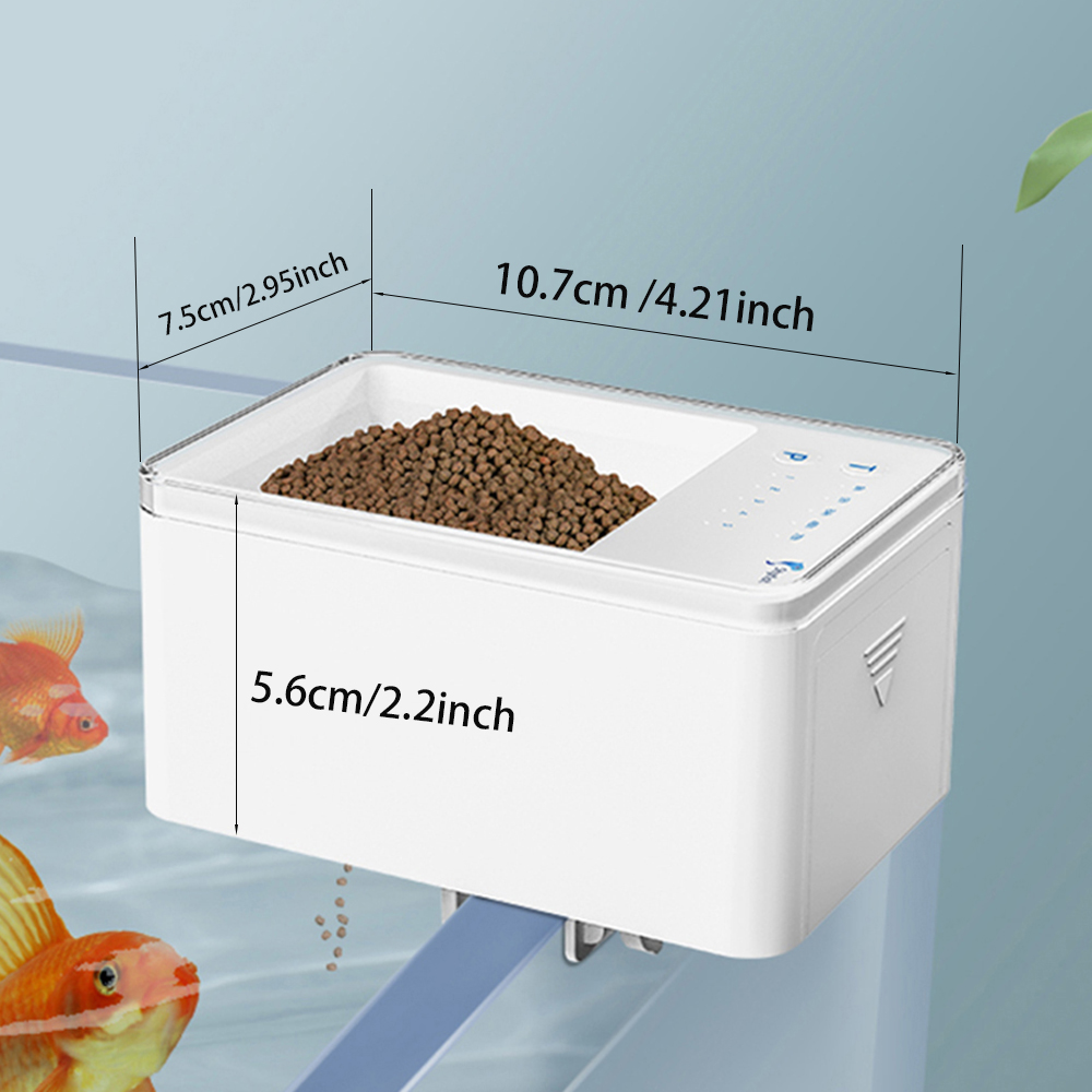 100ML Large Capacity Fish Feed - Aquarium Fish Auto Feeder ulasan dan harga