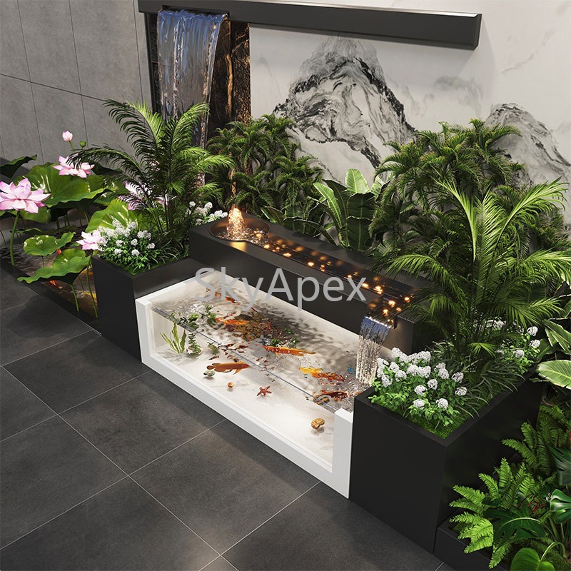 Stainless Steel Finished Court - Aquarium Xxl ulasan dan harga