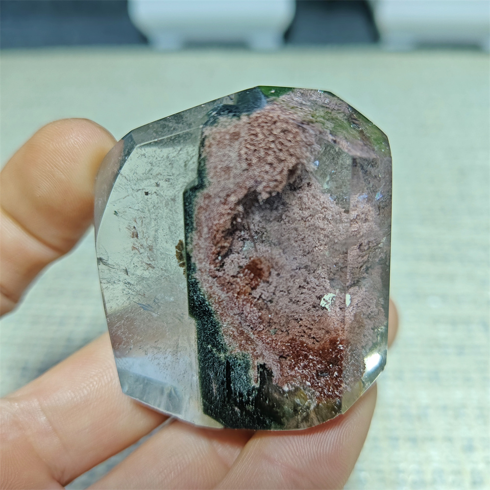 Natural Crystal Green Ghost Po - Aquarium Decoration Rock ulasan dan harga