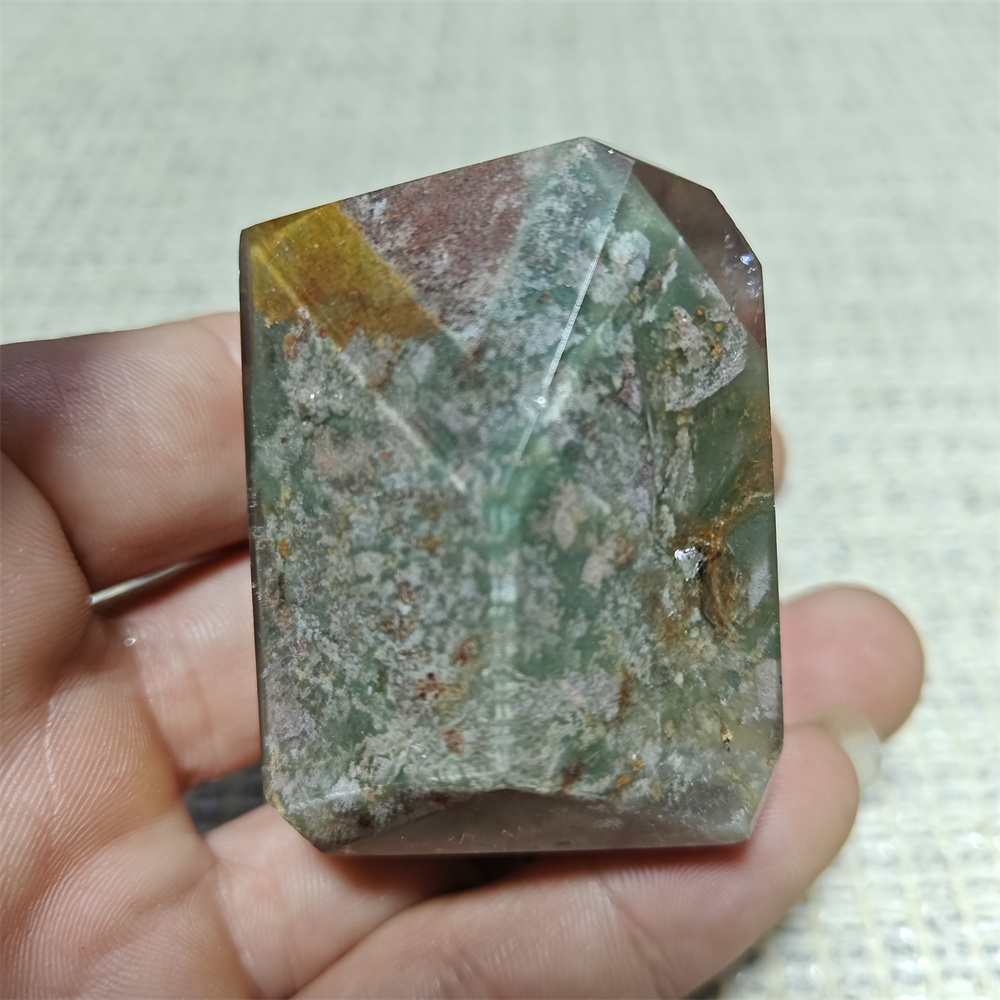 Natural Crystal Green Ghost Po - Aquarium Decoration Rock ulasan dan harga