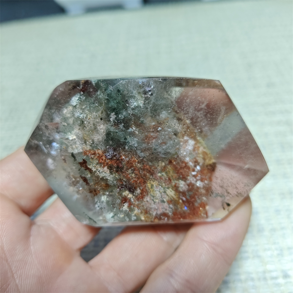Natural Crystal Green Ghost Po - Aquarium Decoration Rock ulasan dan harga