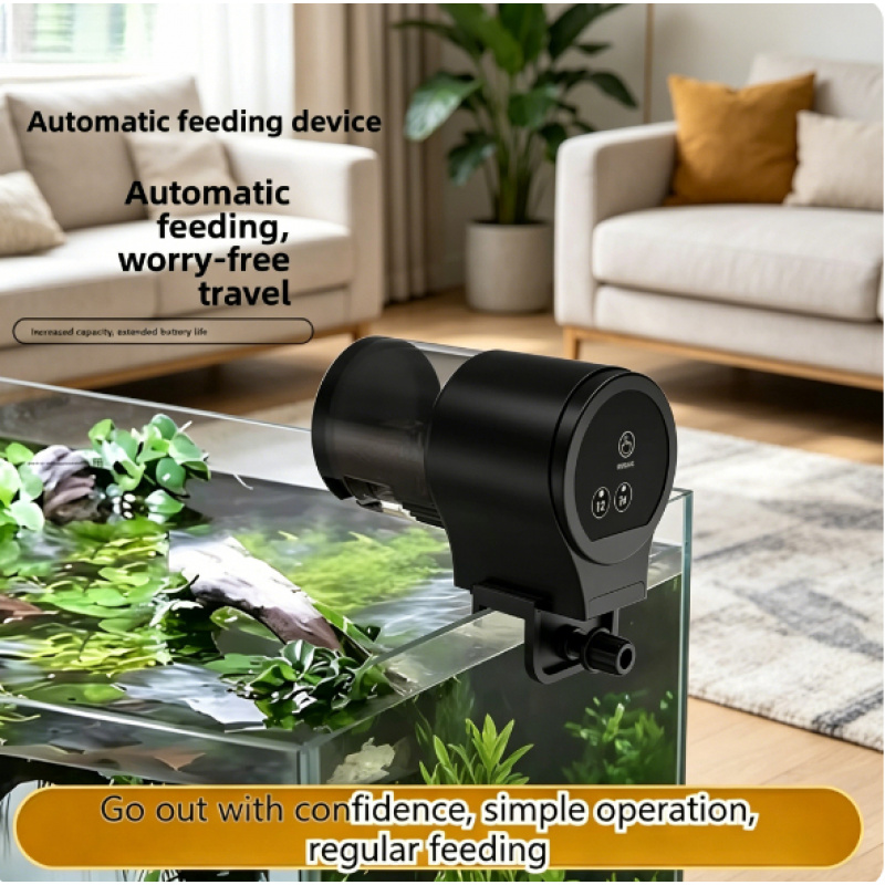Automatic Fish Food Dispenser  - Aquarium Fish Auto Feeder ulasan dan harga