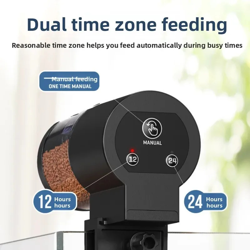 Automatic Fish Food Dispenser  - Aquarium Fish Auto Feeder ulasan dan harga