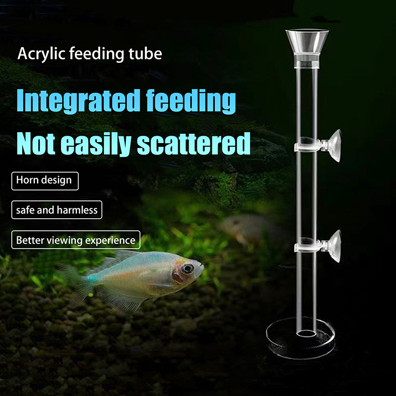 [H]Acrylic Aquarium Feeder Tub - Aquarium Fish Food ulasan dan harga