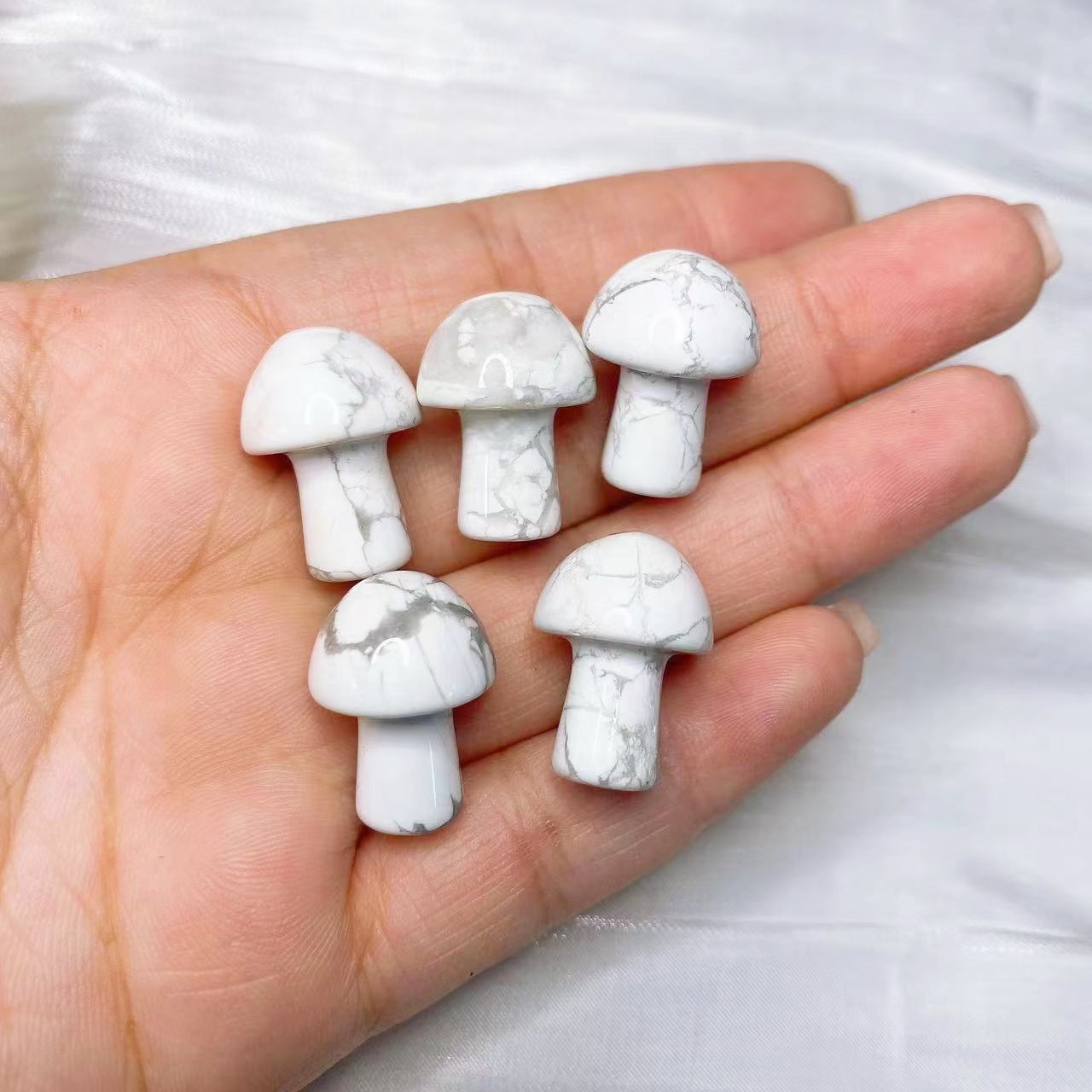 Natural Crystal Mini Mushroom  - Aquarium Decoration Rock ulasan dan harga