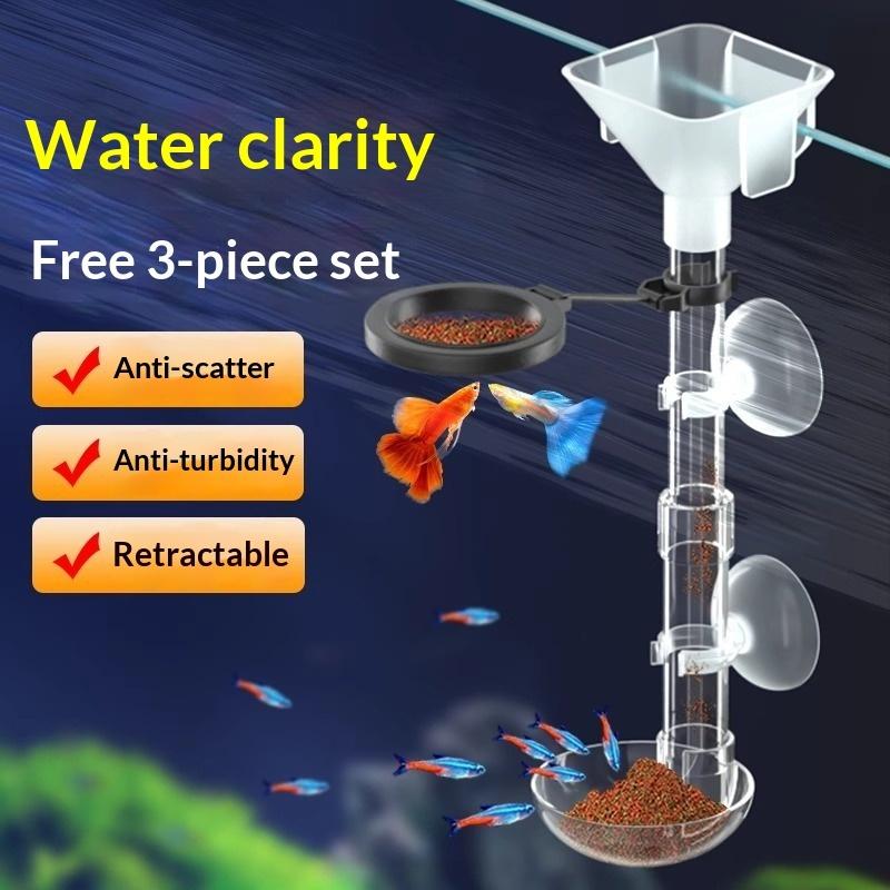 Telescopic Fish Tank Feeding T - Aquarium Fish Food ulasan dan harga