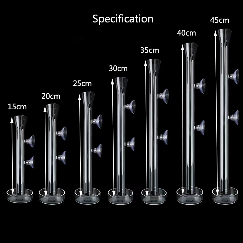Glass Aquarium Feeder Tube Dis - Aquarium Fish Auto Feeder ulasan dan harga