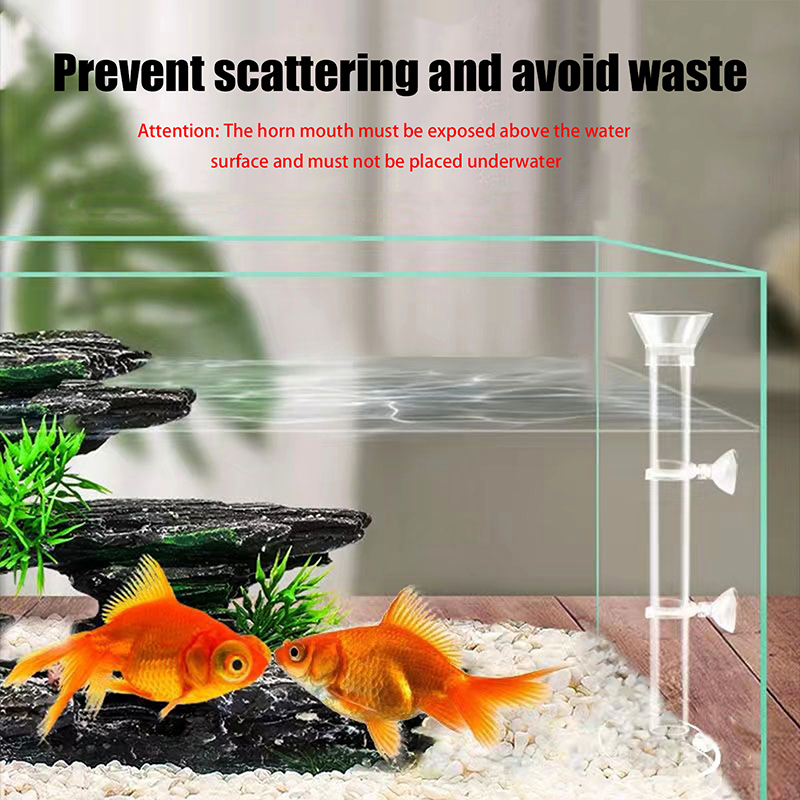 ⭐ Acrylic Aquarium Feeder Tube - Aquarium Fish Food ulasan dan harga