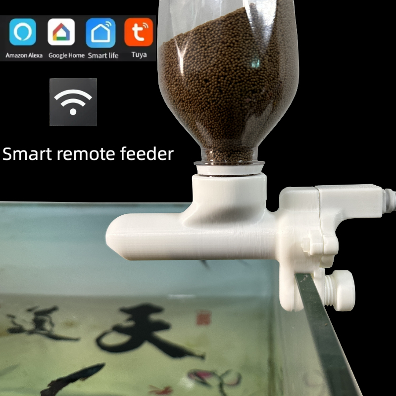 Fish tank feeder Mobile phone  - Aquarium Fish Auto Feeder ulasan dan harga