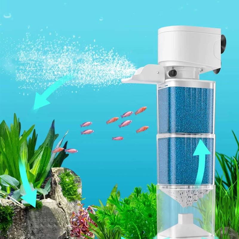 6 In1 Aquarium Filter Pump Fis - Aquarium Fish Care ulasan dan harga