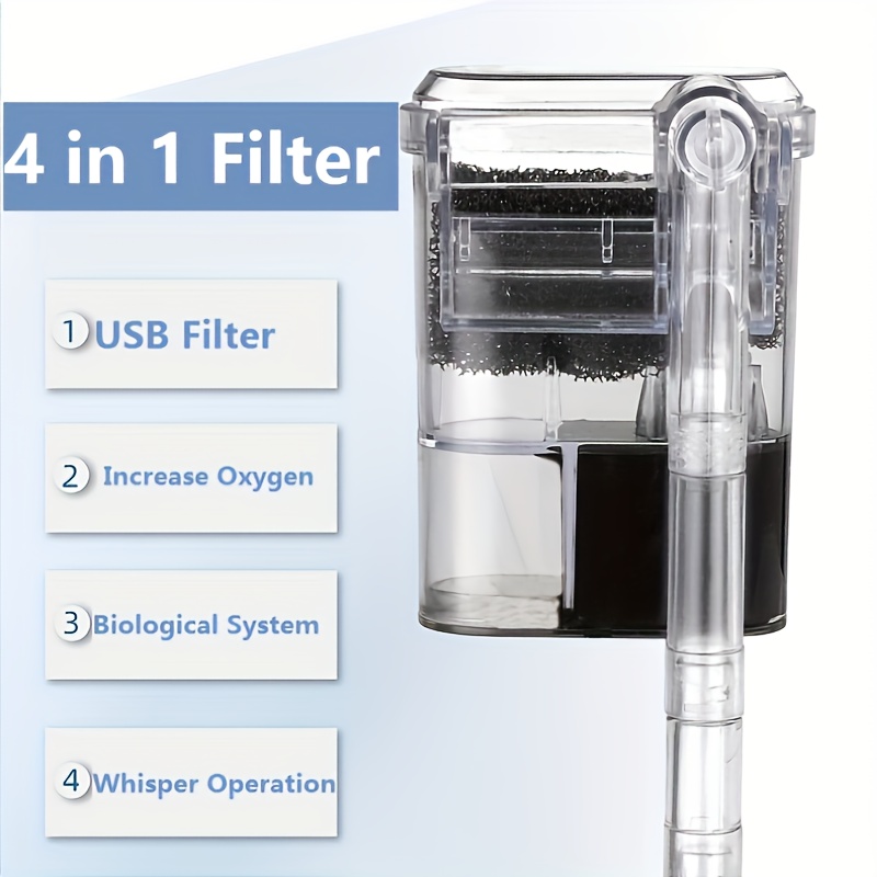 2.5W DC 5V Wall-hanging Filter - Aquarium Xxl ulasan dan harga