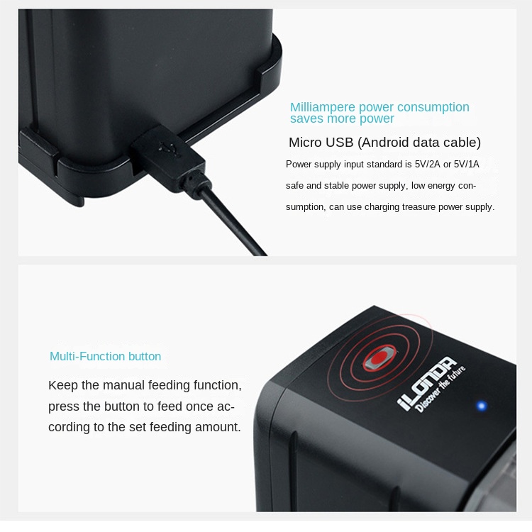 iLONDA Fish Tank Aquarium WiFi - Aquarium Fish Auto Feeder ulasan dan harga
