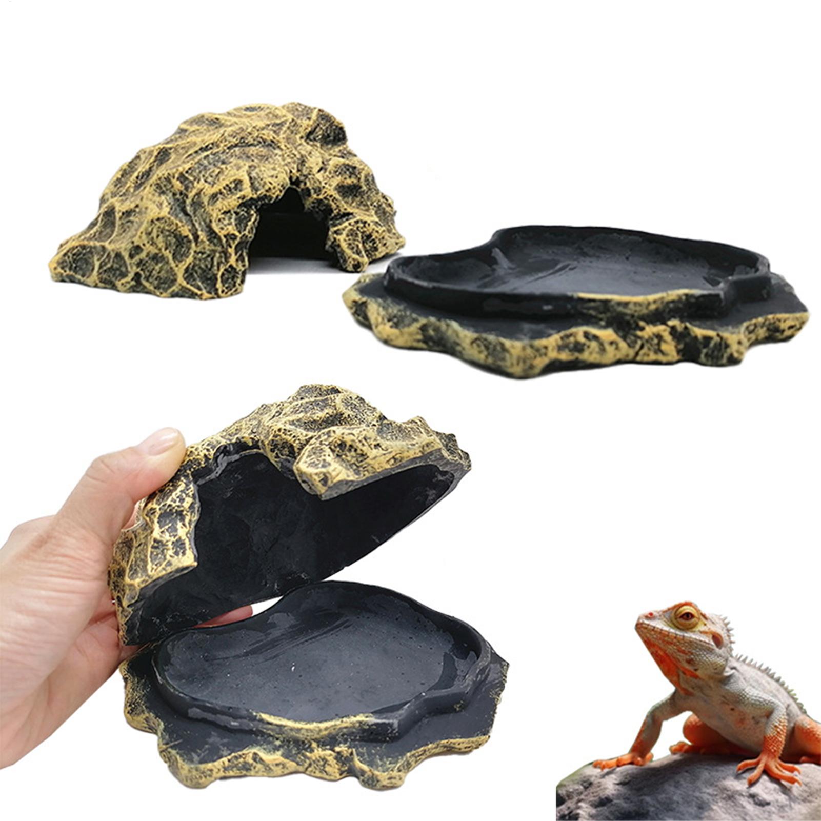 Lizard House Terrarium Resin F - Aquarium Decoration Rock ulasan dan harga