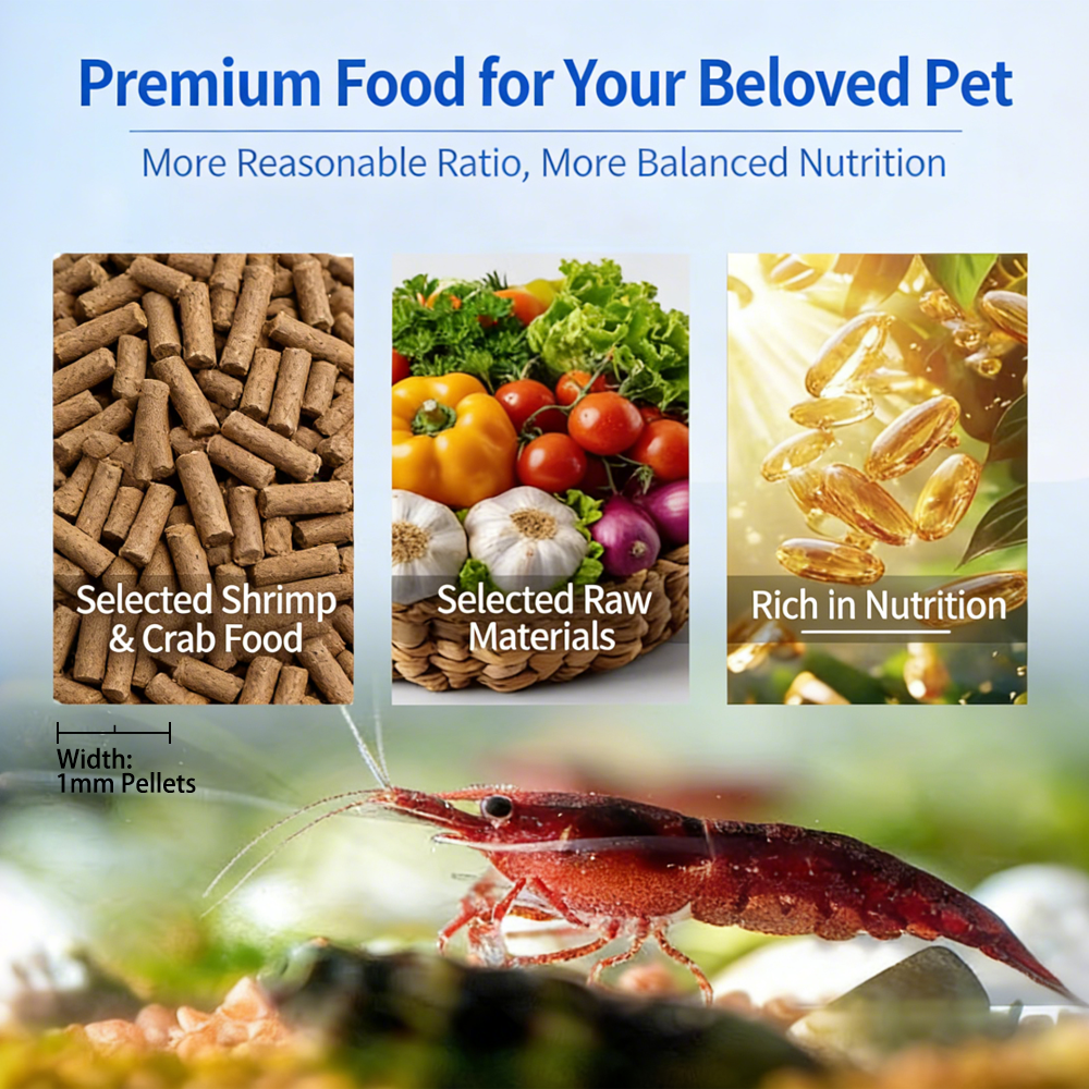 280g Shrimp Feed Granules Prem - Aquarium Fish Food ulasan dan harga
