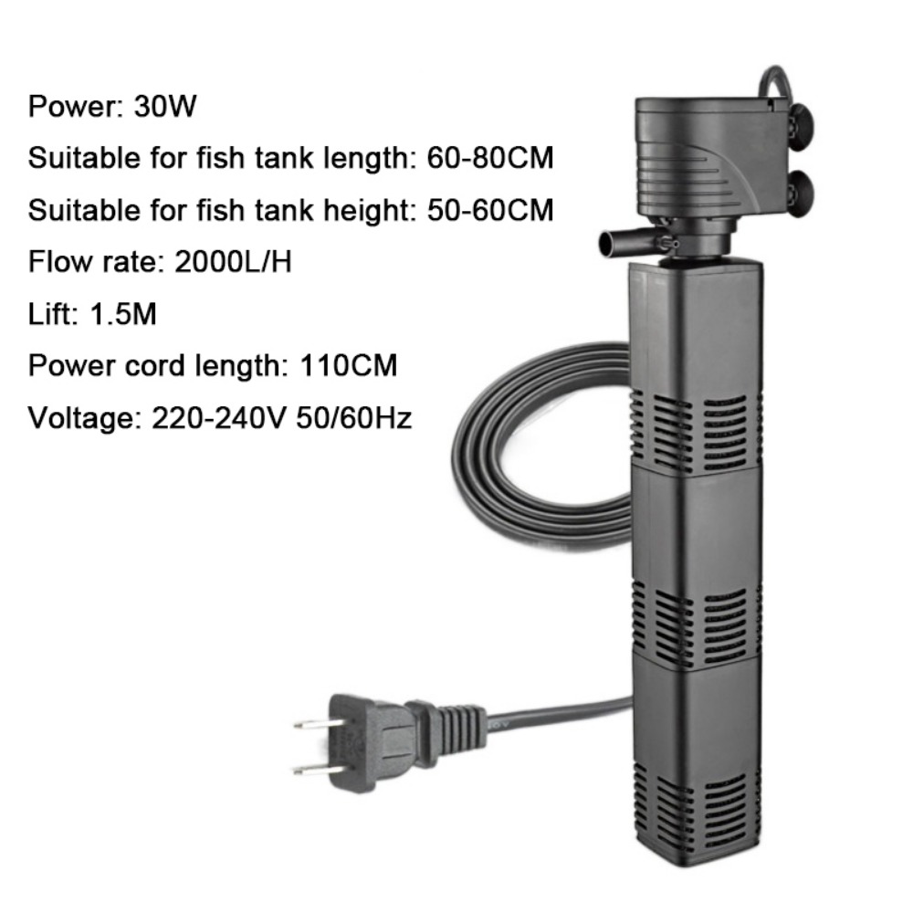 Plastic 3 in 1 Fish Tank Filte - Aquarium Fish Care ulasan dan harga