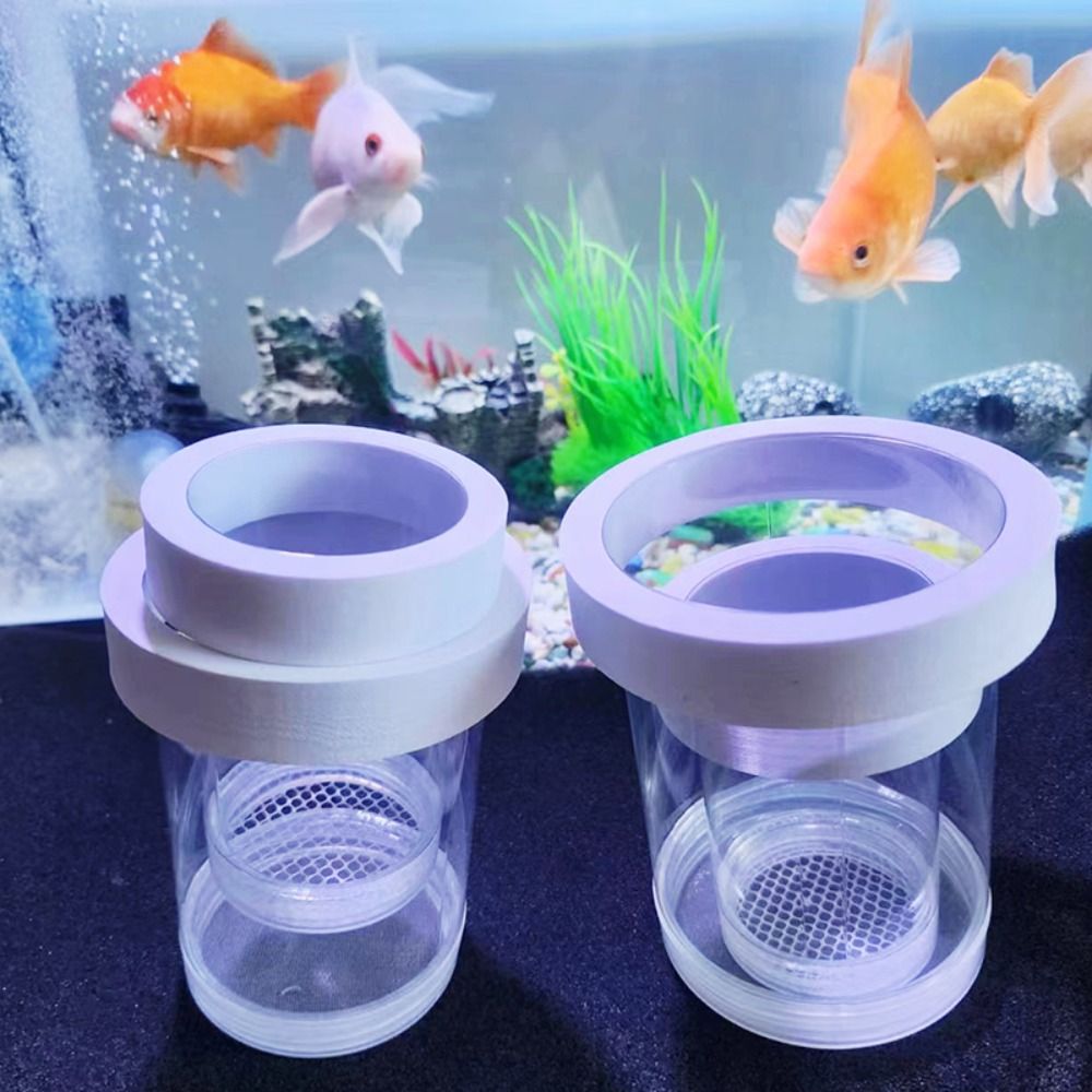 Plastic Floating Fish Breeding - Aquarium Fish Auto Feeder ulasan dan harga