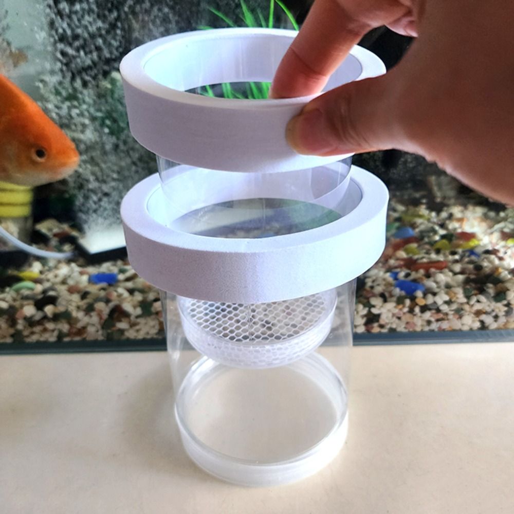 Plastic Floating Fish Breeding - Aquarium Fish Auto Feeder ulasan dan harga