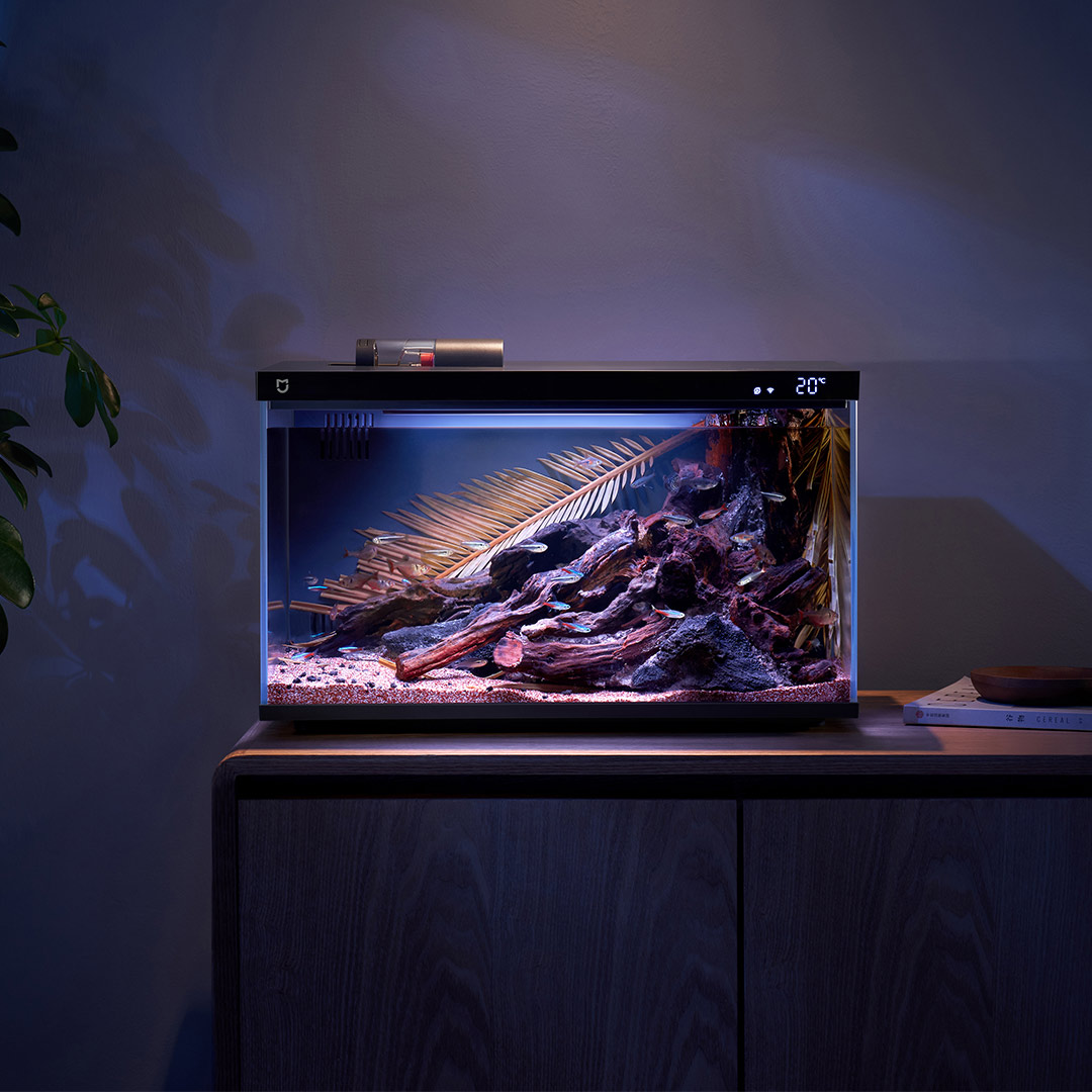 Xiaomi Mijia Smart Fish Tank M - Aquarium Fish Food ulasan dan harga