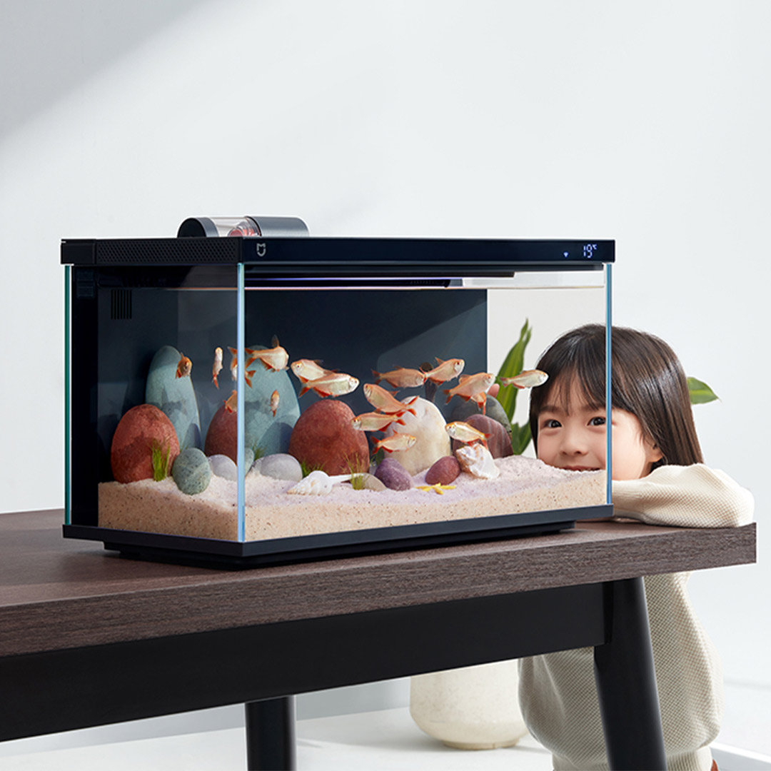 Xiaomi Mijia Smart Fish Tank M - Aquarium Fish Food ulasan dan harga
