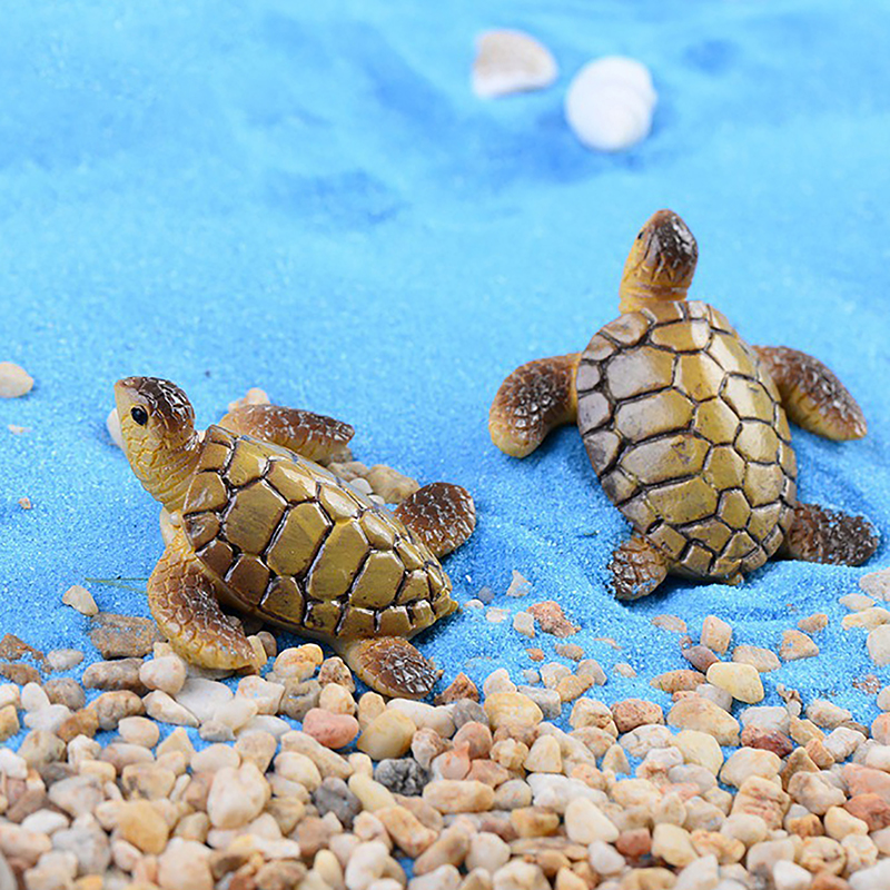 1PC Mini Sea Turtle Model Resi - Aquarium Fish Tank Price ulasan dan harga