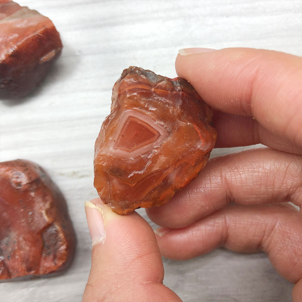 1pc Random Rough Raw Carnelian - Aquarium Decoration Rock ulasan dan harga