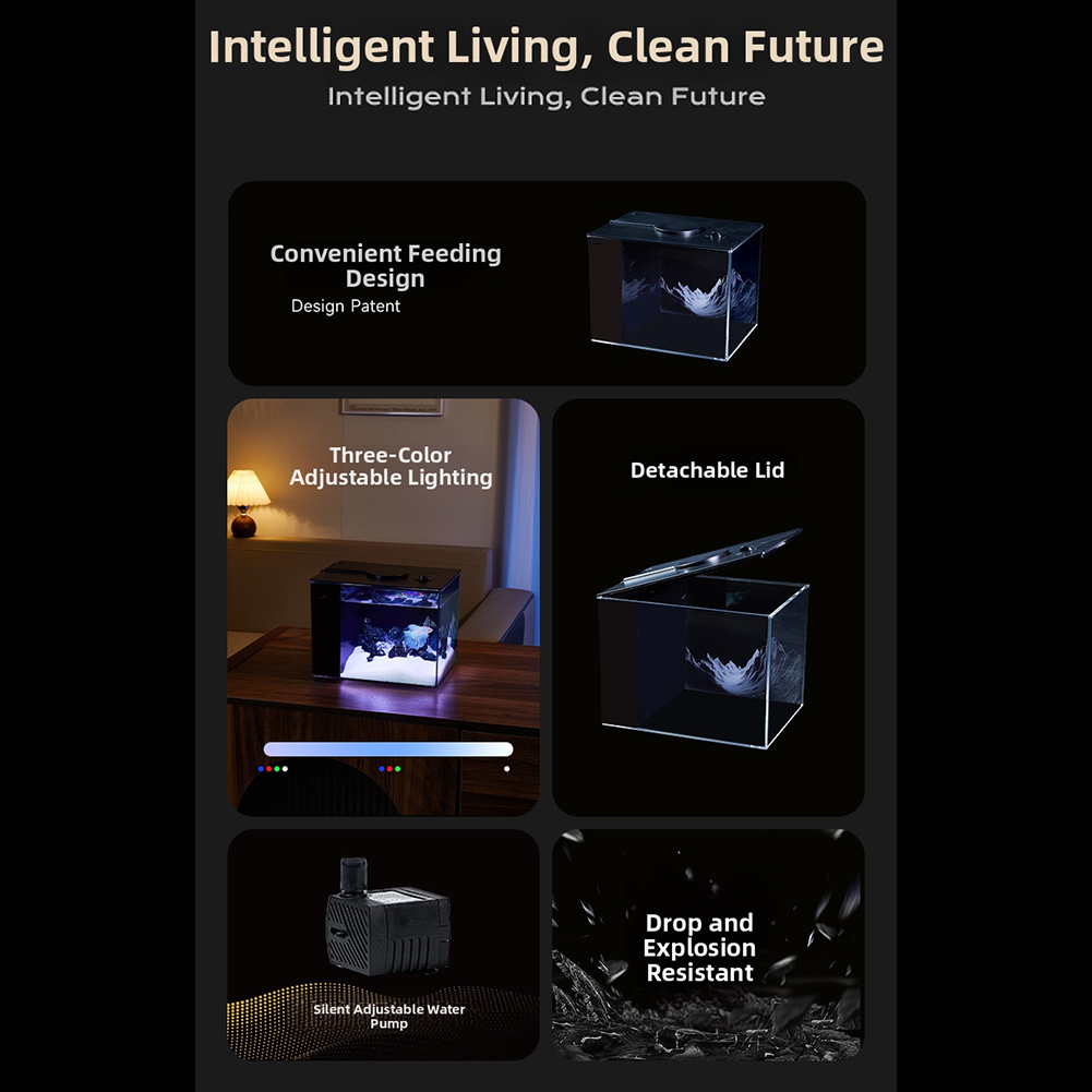 160L/H Self-circulation Aquari - Fish Tank Filter Aquarium ulasan dan harga