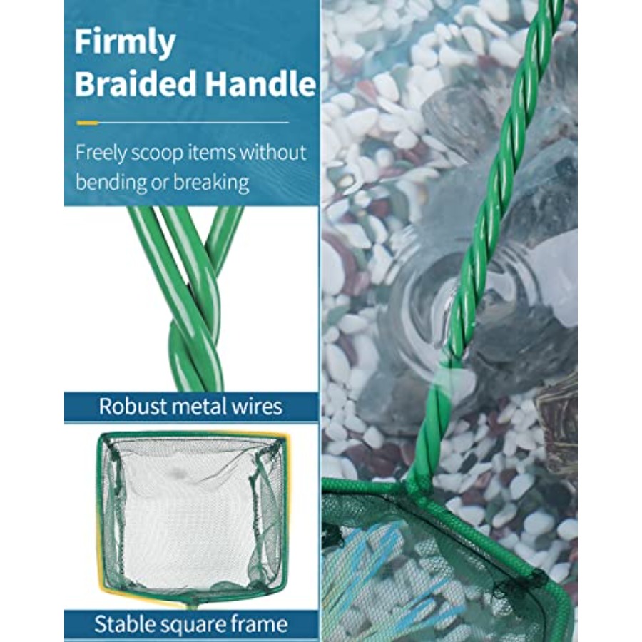 Aquarium Fish Net with Braided - Aquarium Fish Food ulasan dan harga