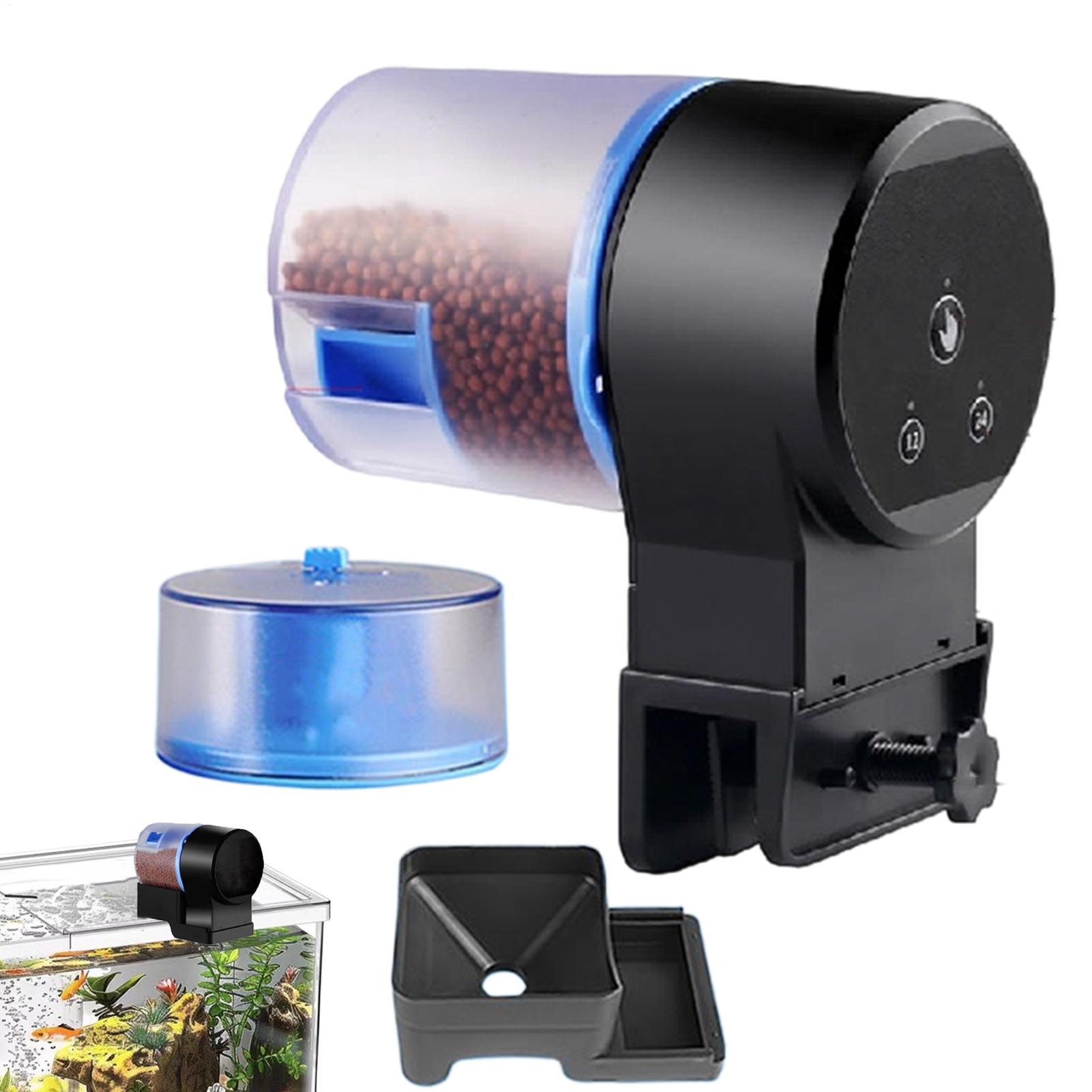 Fish Automatic Feeder Adjustab - Aquarium Fish Auto Feeder ulasan dan harga