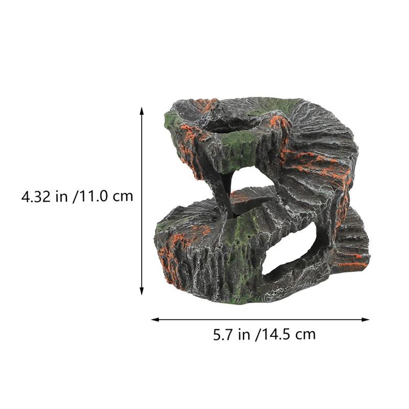 Resin Turtle Basking Platform  - Aquarium Decoration Rock ulasan dan harga