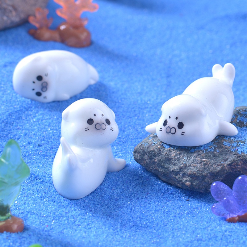 Mini Sea Lion Figurines for Mi - Aquarium Fish Tank Price ulasan dan harga