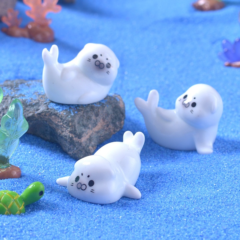 Mini Sea Lion Figurines for Mi - Aquarium Fish Tank Price ulasan dan harga
