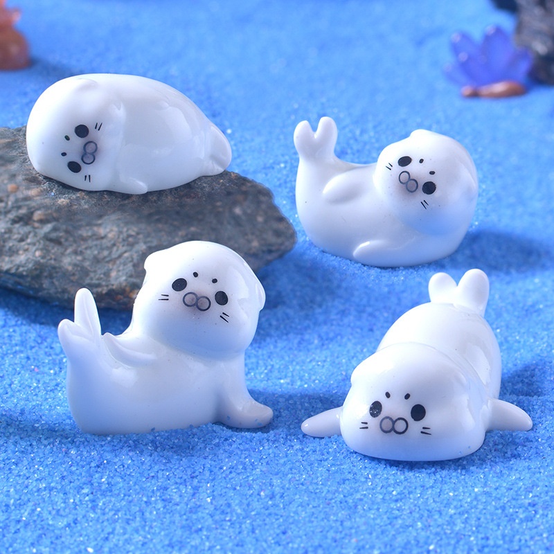 Mini Sea Lion Figurines for Mi - Aquarium Fish Tank Price ulasan dan harga